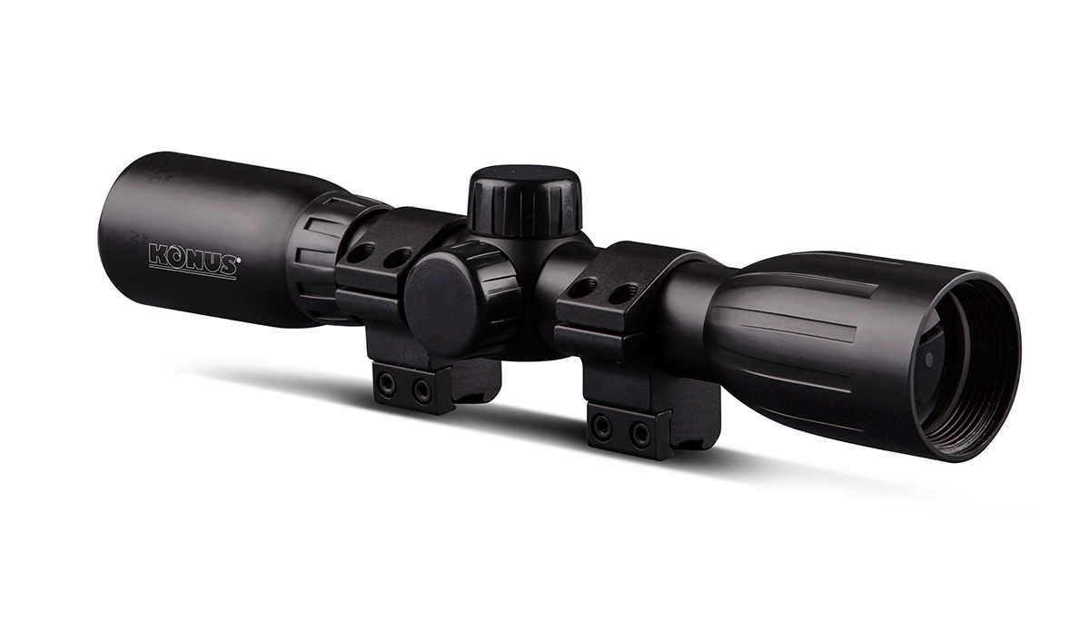 Konus Fire 4x32 Rifle Scope W/Mounts